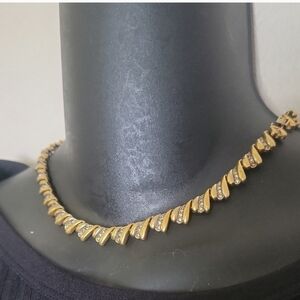 Nina Ricci Gold Necklace with Silver Highlights
